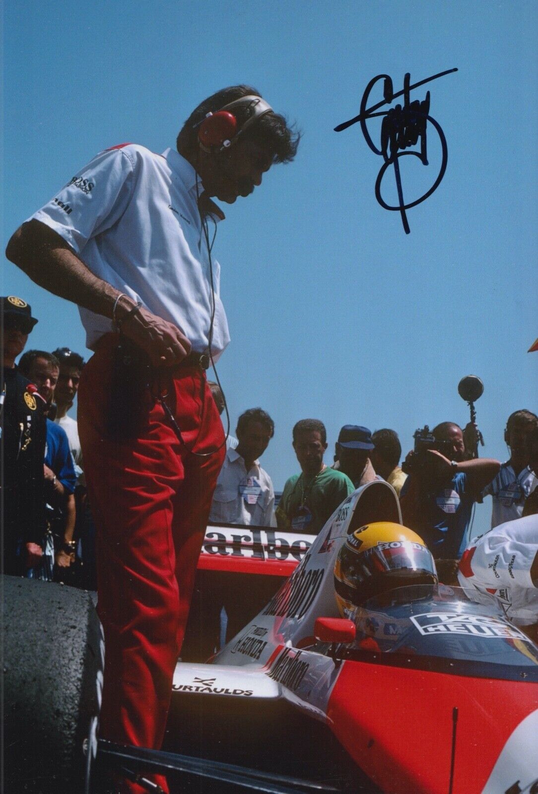 Gordon Murray Hand Signed 12x8 Photo Poster painting McLaren Formula 1 Autograph - Senna