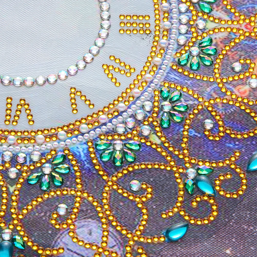 DIY Diamond Clock Drawing Resin Handmade Special Shaped Painting Wall Craft