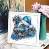 5D DIY Partial Special Shaped Drill Diamond Painting Train Home Art 19.2x19.2cm