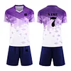 in Stock High Quality Men's Soccer Jersey Custom Sportswear for Adults Best Training Uniform with OEM Service