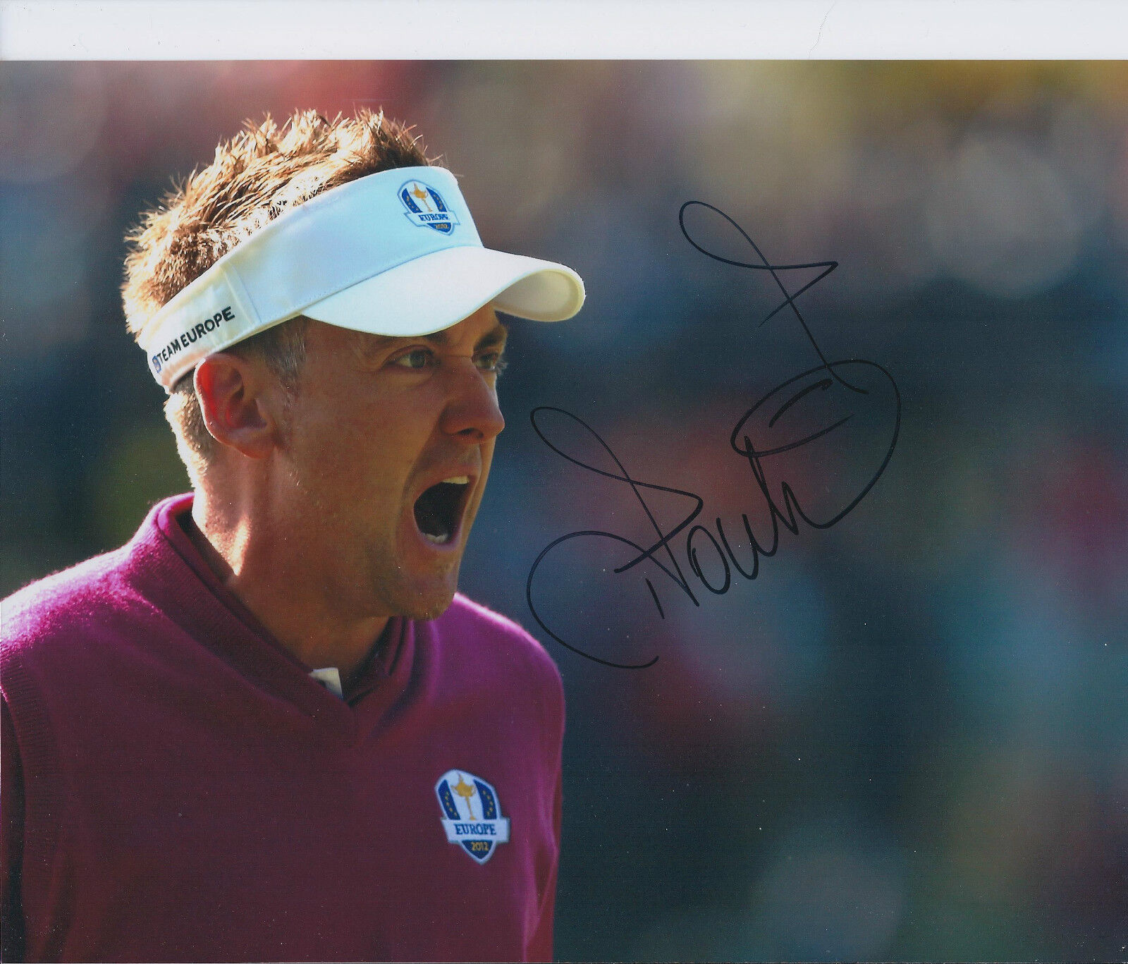 Ian POULTER SIGNED Autograph 10x8 Photo Poster painting AFTAL COA RYDER Cup Team EUROPE