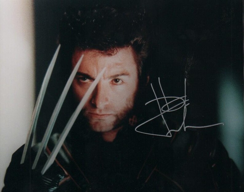 Hugh Jackman WOLVERINE X-MENHand-Signed Autographed 8x10 Color Photo Poster painting wCOA