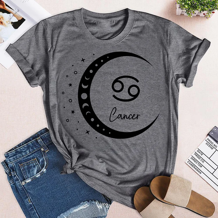 Cancer Zodiac T-Shirt-03205-Annaletters