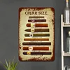 Cigar Sizes - Metal Tin Signs(8*12Inch/12*16Inch) - Bar