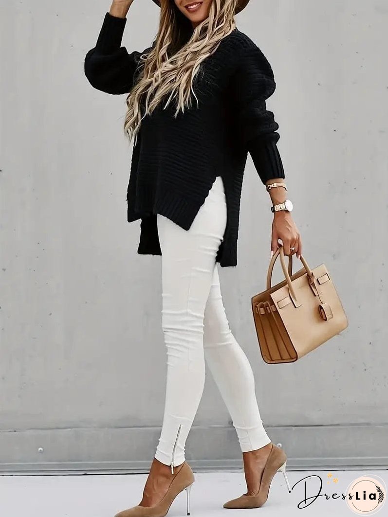 Everyday Waffle Knit Sweater