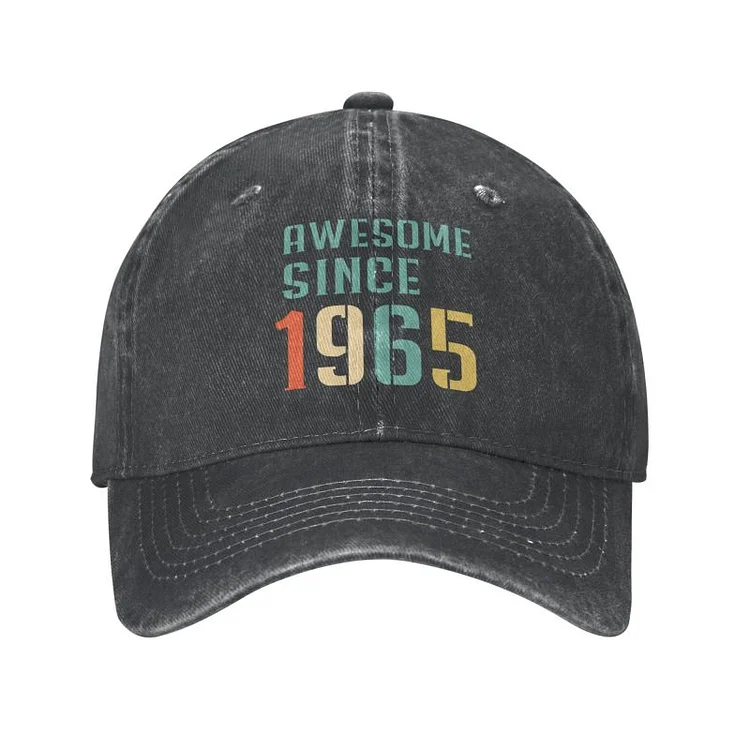Cotton Awesome Since 1965 57th Birthday Baseball Cap Women Men Breathable Dad Hat Sports