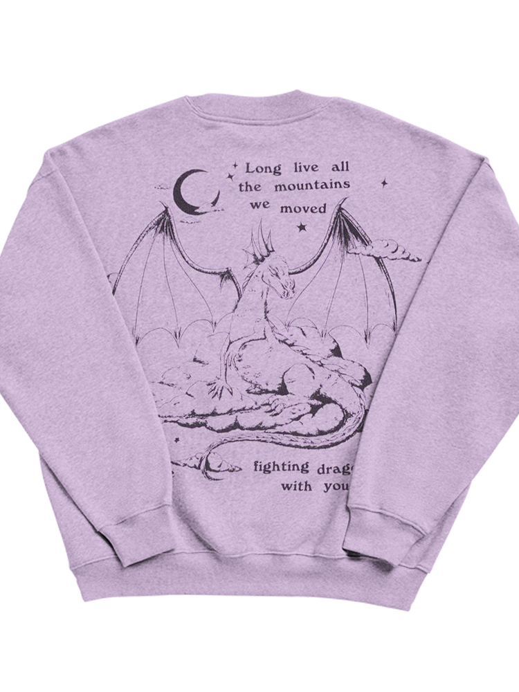 TS Long Live Fighting Dragons with You Cozy Sweatshirt