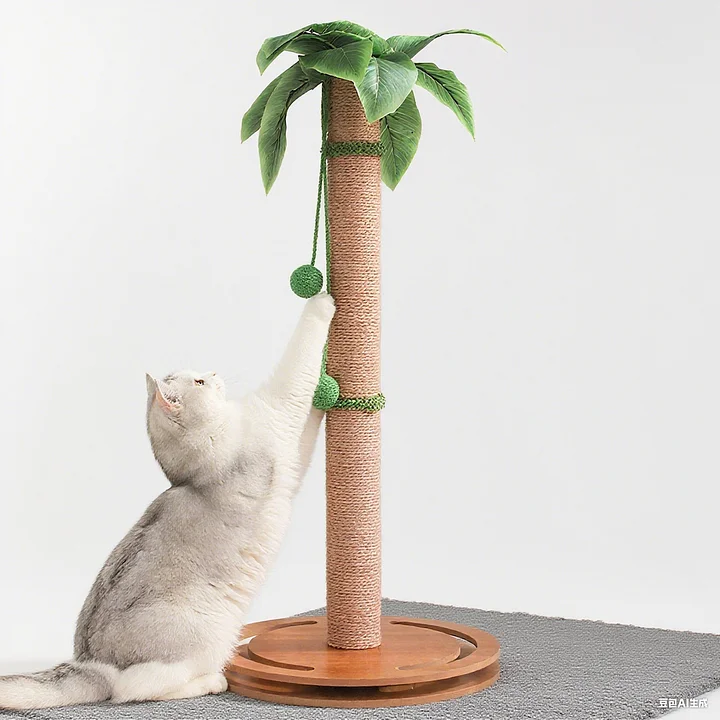 KIPETS 407 タワー型サイザル麻キャットスクラッチポール - 愛犬
