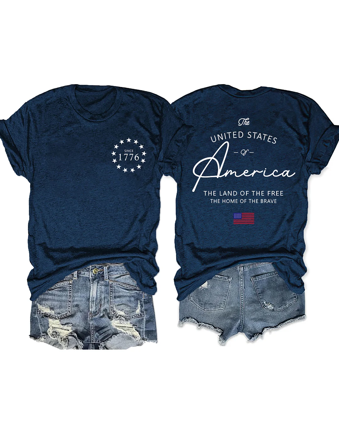 Land Of The Free 4th of July T-shirt