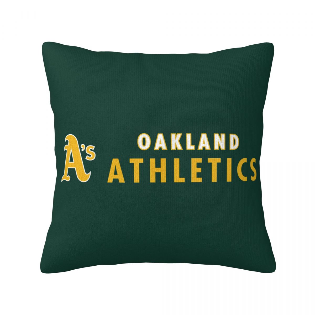 Oakland Athletics Simple Short Plush Cushion for Home Decor