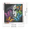 Diamond Painting -DIY Round Drill Butterfly Girl(40x40cm)