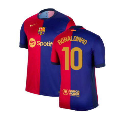 FC Barcelona Ronaldinho 10 Home Trikot 2024-2025