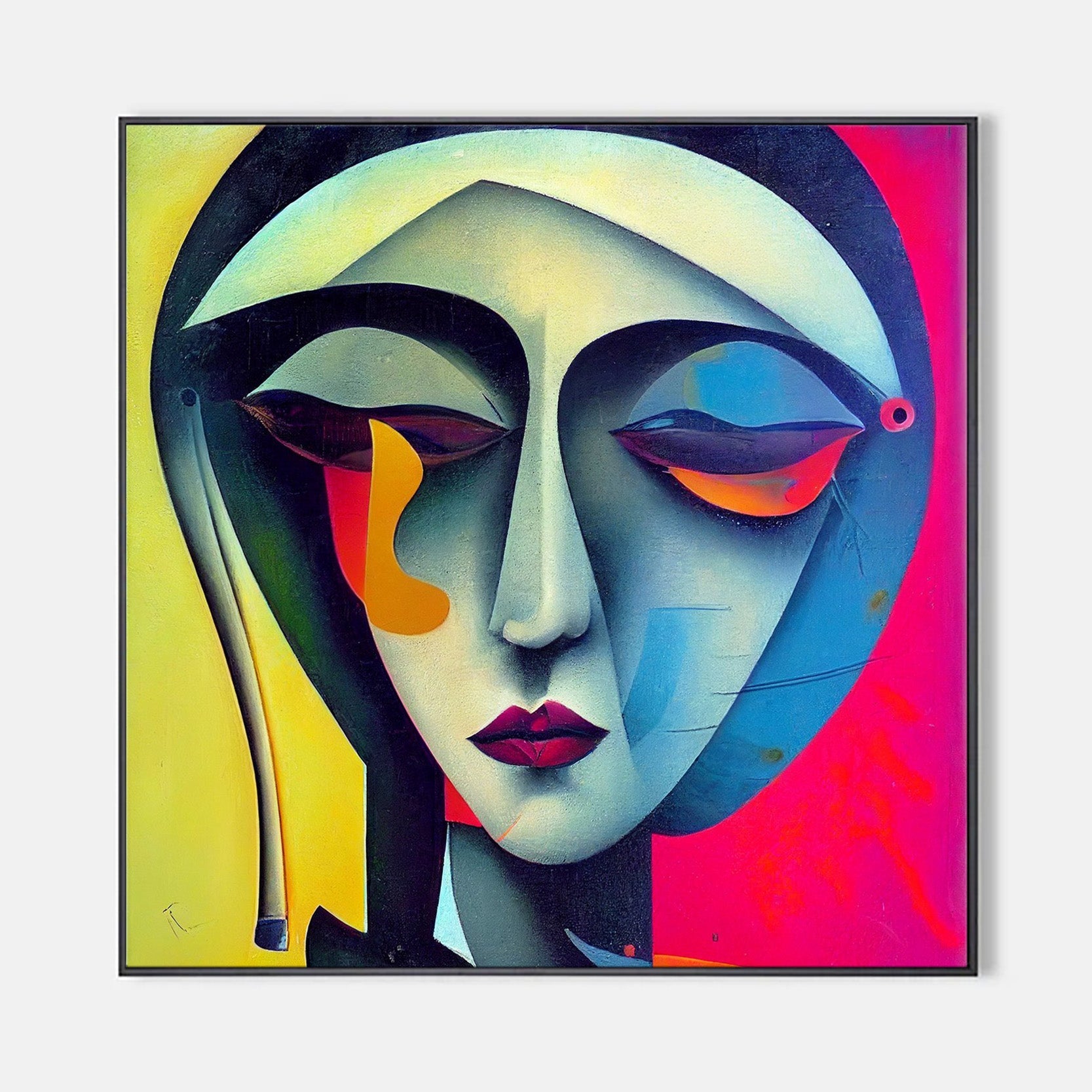Arabelart Abstract Surreal Graffiti Woman Portrait - AR1056