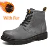 Fashion Boots of Suede for Men / Casual Classic Shoes British Style / Ankle Boots for Motorcycle
