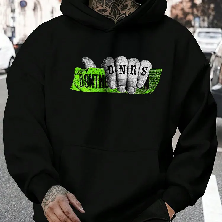 DNRS Printed Men's Hoodie