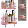 Bathroom shelf set including (love shelf*2pcs + soap shelf*2pcs + small hook*4p