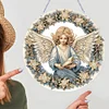 DIY Angel Girl Special Shaped Diamond Painting Single-sided Hanging Pendant