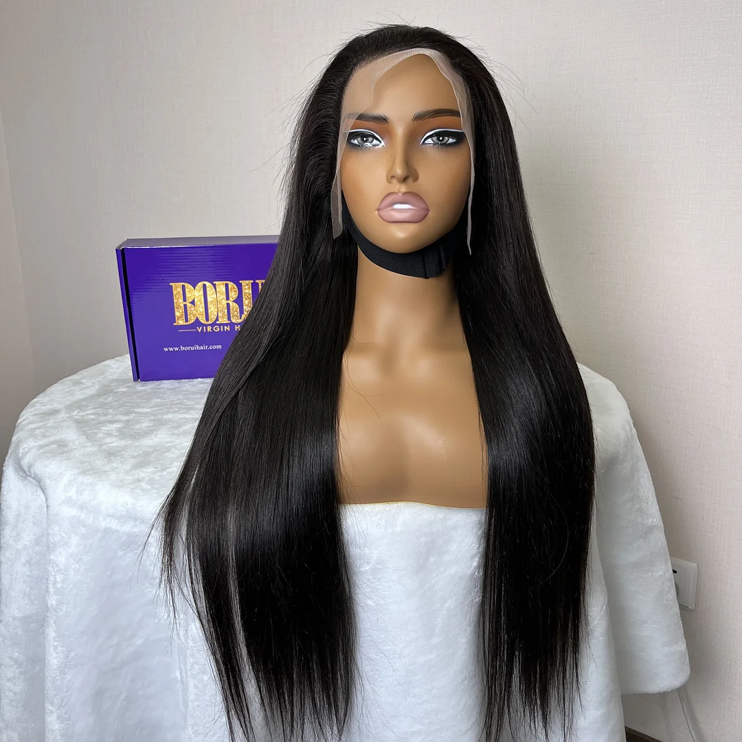 180% Density Straight 13x4 13x6 HD Lace Wigs Invisable Lace Frontal Wig Brazilian Human Hair Wigs