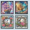 (US Only)4pcs Sailboat - Diamond Painting - Partial Special Shaped Drill (Canvas|30*30cm)