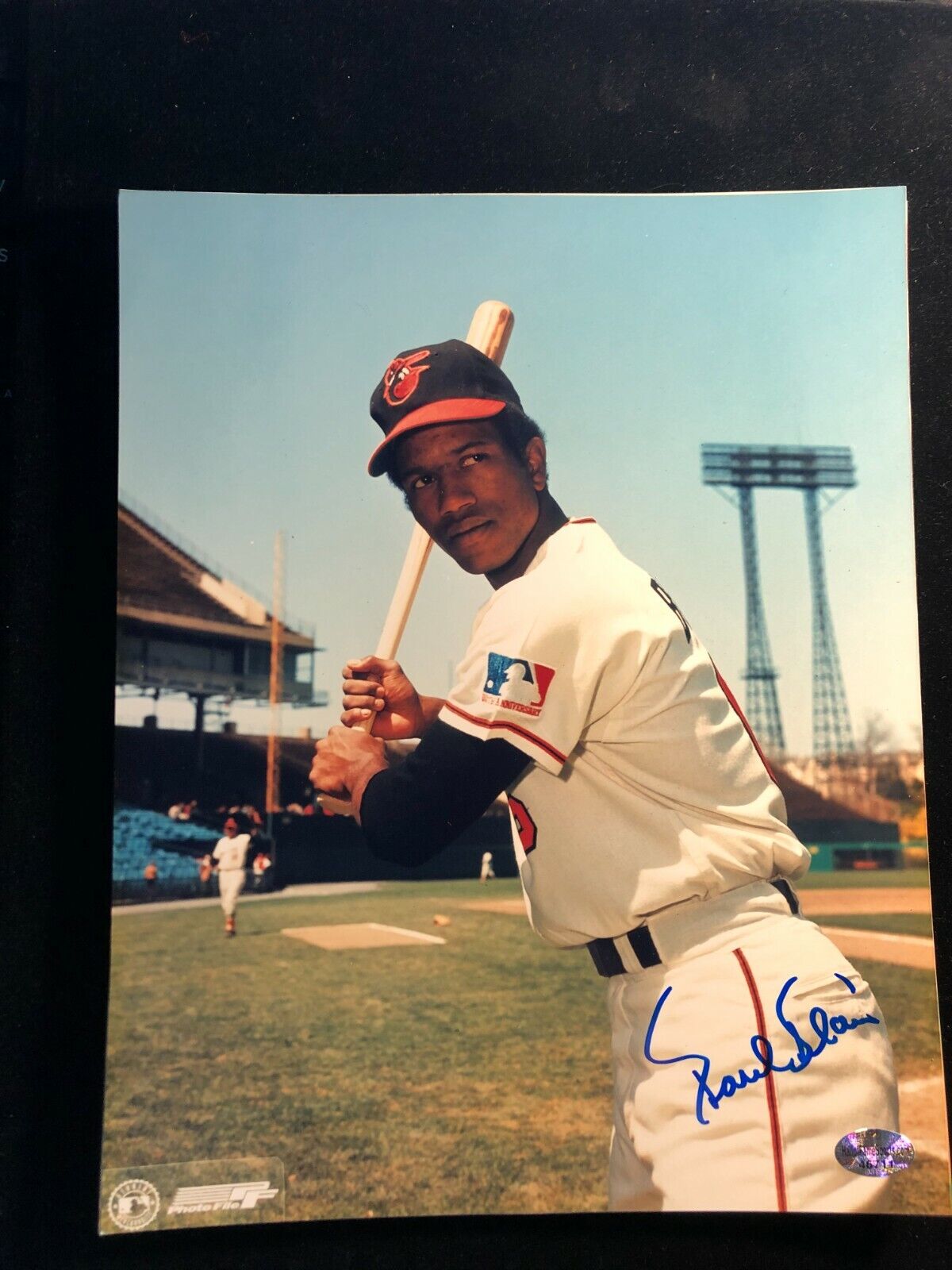 Paul Blair Signed Autographed Photo Poster painting - COA - Baltimore Orioles