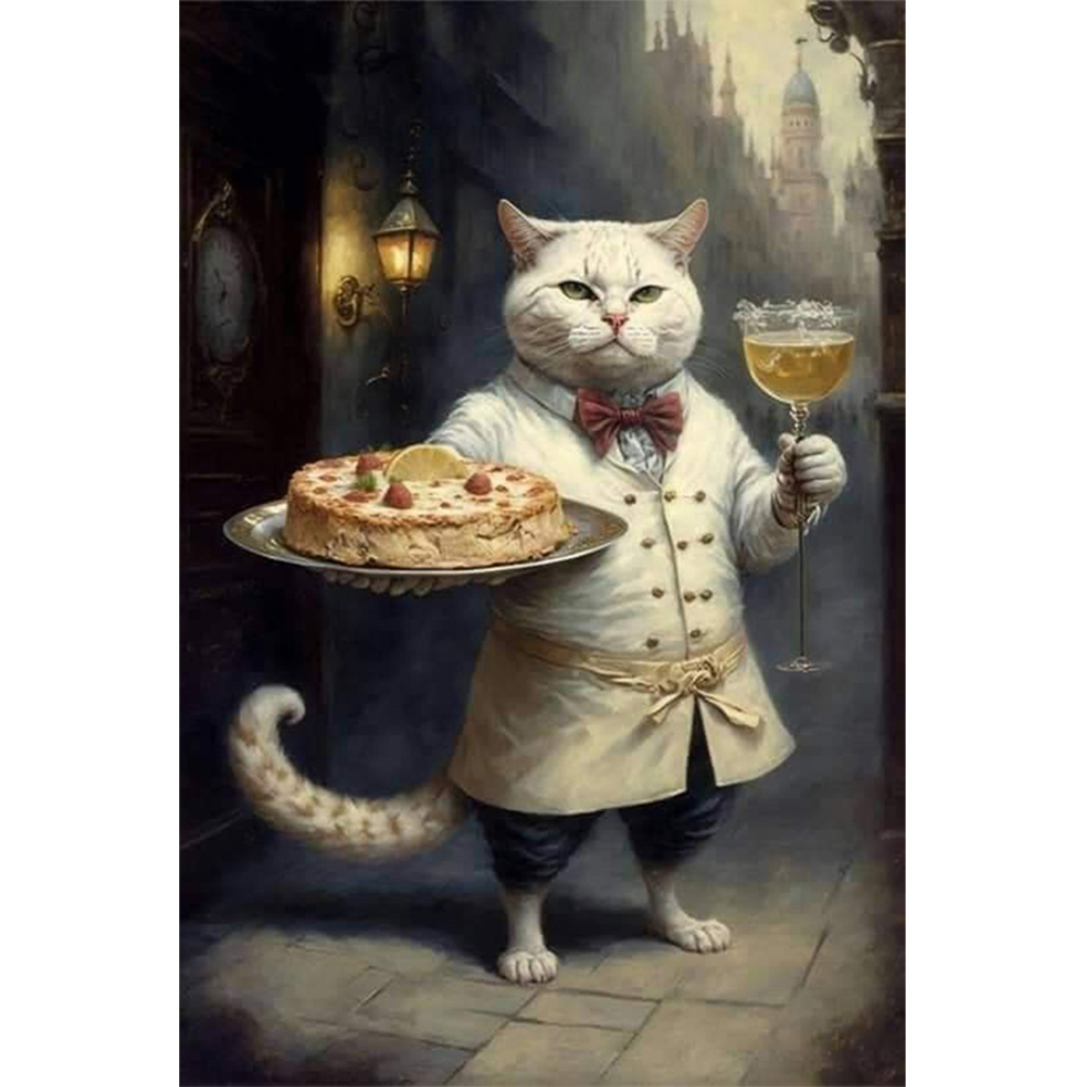 Chef Cat-Paint by Numbers-16"x24"/40*60cm