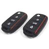 Silicone Car Key Case 3 Buttons Car Remote Key Fob for VW Sagitar Polo Bora Golf