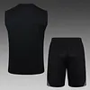 Joyfball 2025/2026 Real Madrid pre-match training Black Jersey+Shorts  1:1 Thai Quality