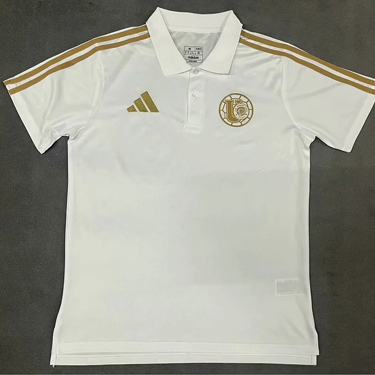 Fans 25/26 Tigres UANL White Polo Shirt