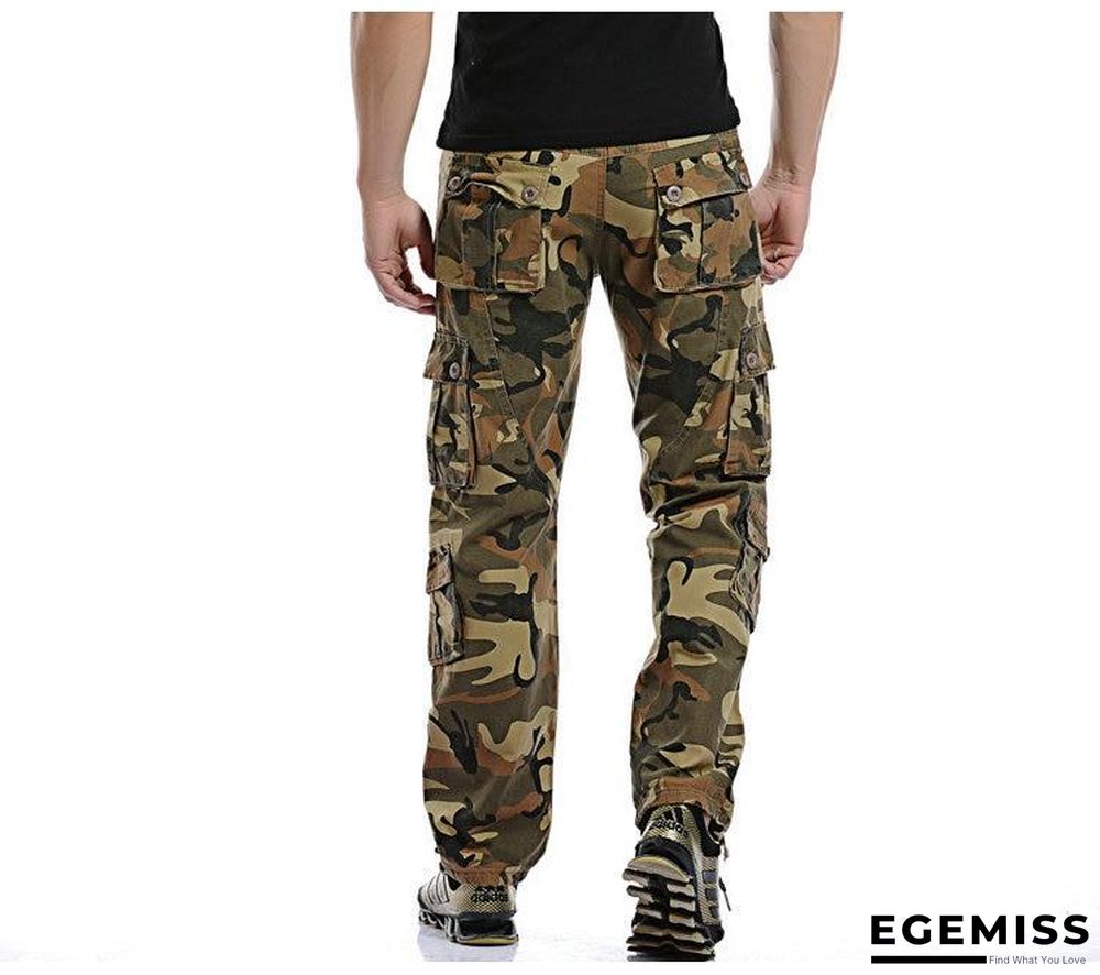 Men Cotton Cargo Pants Men Military Style Tactical Workout Straight Men Trousers Casual Camouflage Man Pants | EGEMISS