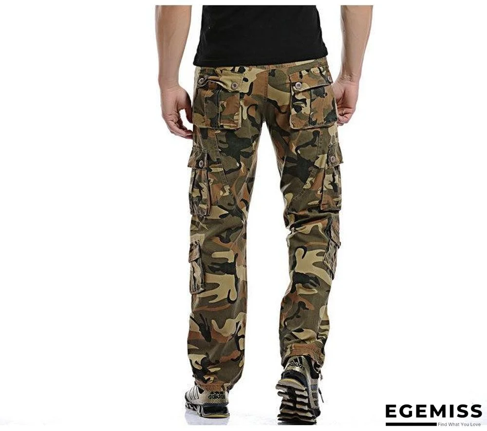 Men Cotton Cargo Pants Men Military Style Tactical Workout Straight Men Trousers Casual Camouflage Man Pants | EGEMISS