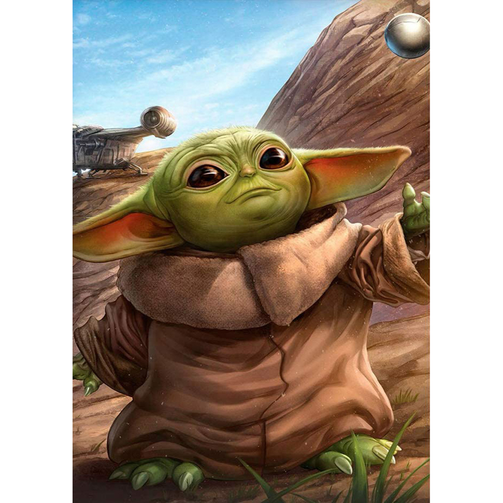 Diamond Painting - Full Round - Yoda