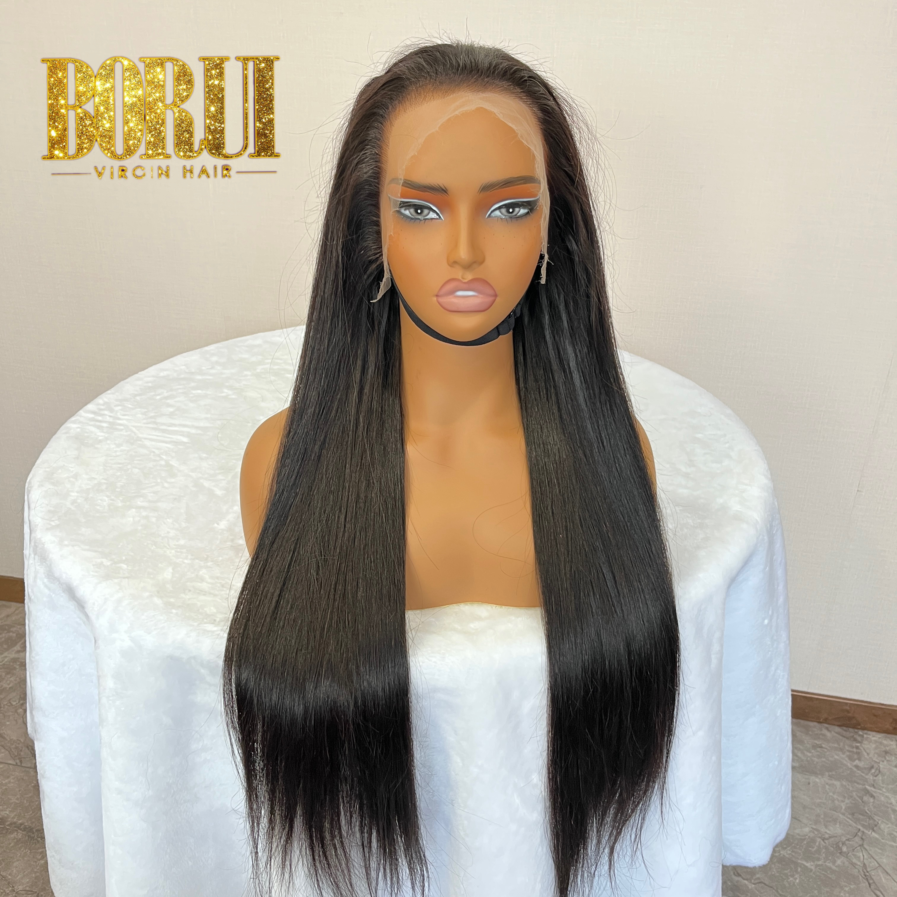 12A 250% Density Straight 5X5/13X4/13X6 HD lace Wig Pre Plucked and Bleached Knot 