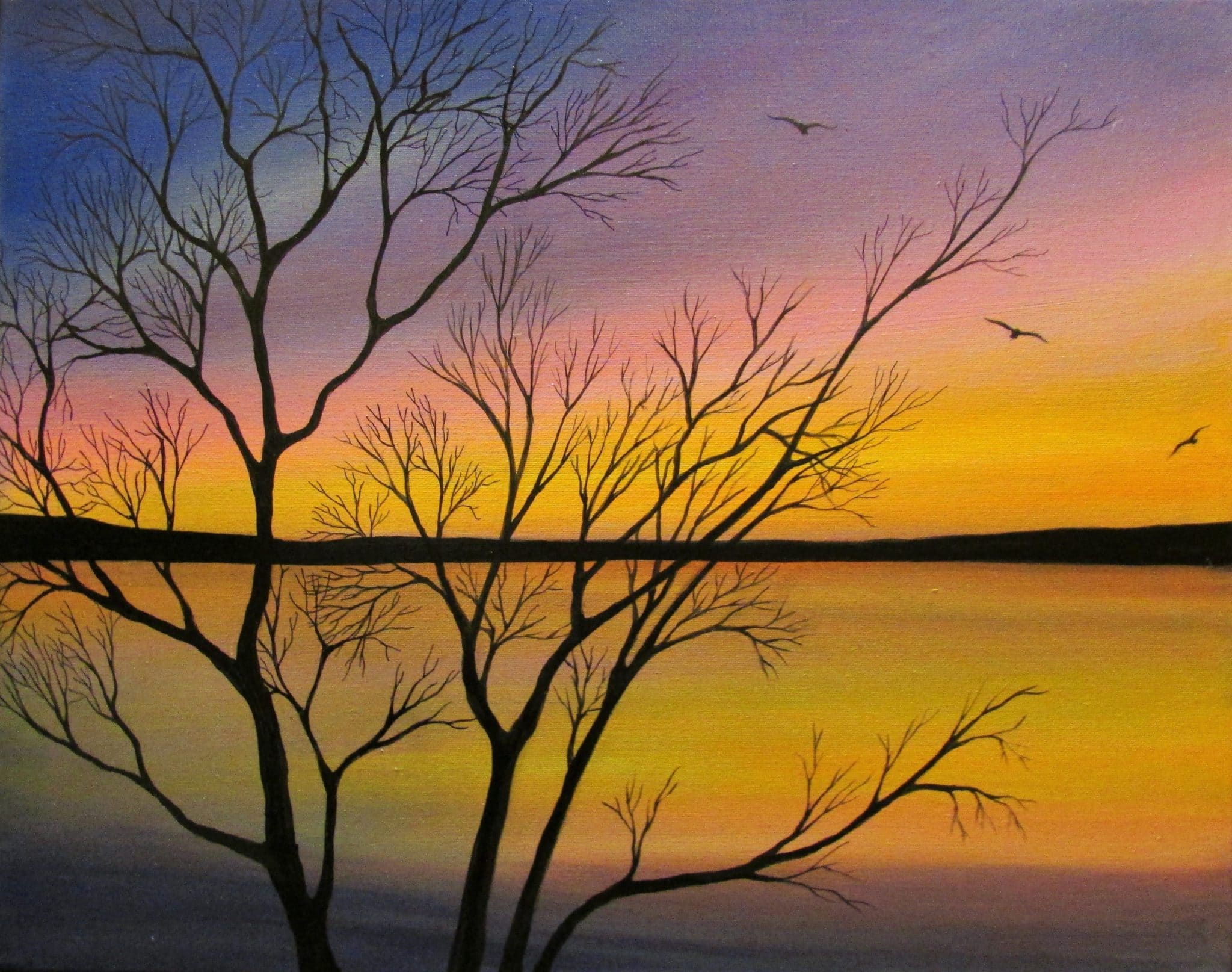 

Autumn Sunset – Paint By Numbers - 40*50CM, 501 Original