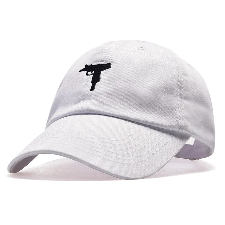 Men Charm Simple Gun Pattern Baseball HatPure ColorWomenVintage Travel Baseball Cap CP1056