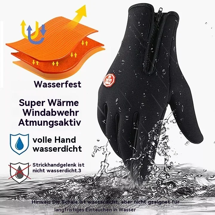 Ultimative wasser- und winddichte, rutschfeste Thermohandschuhe