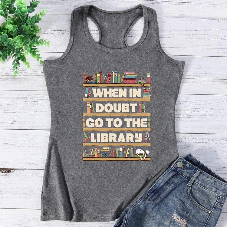 Reading Book Lover Vest Top-Annaletters