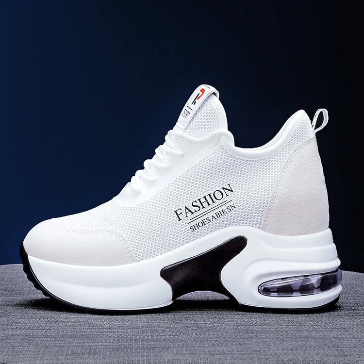 2020 Platform Wedges Women's Sneakers Spring autumn High Quality Mesh Breathable Increased women's shoes Casual Shoes Y997