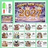 2027 New DIY Diamond Painting Wall Calendar Kit 12-Month Flip Calendar Design Home Decor