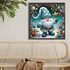 (40*40cm)Xmas Gnome - Full Round Drill Diamond Painting