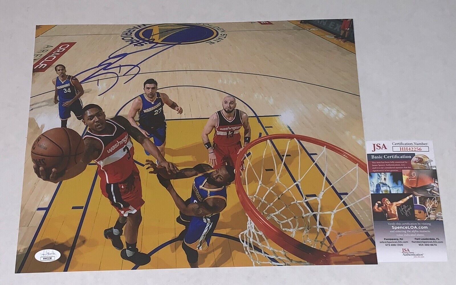 Bradley Beal signed Washington Wizards 11x14 Photo Poster painting autographed JSA