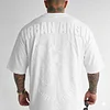 Cotton Paradise Wings Embroidered T-Shirt for Men - Oversized Streetwear Graphic Tee with 3D Angel Wing Design by Inlyline