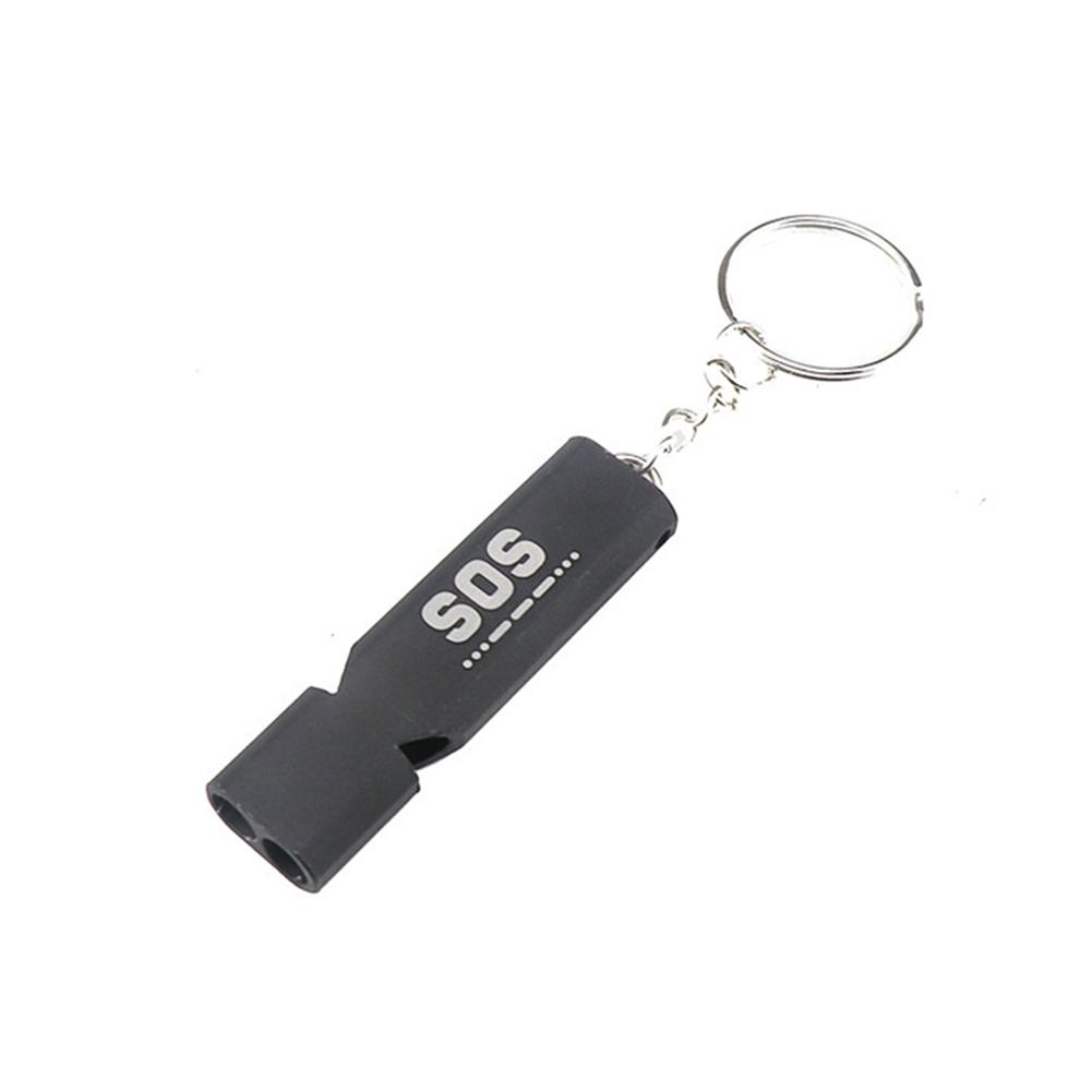 

Outdoors Portable Keychain Whistle Double Pipe Emergency Survival Whistle, 501 Original