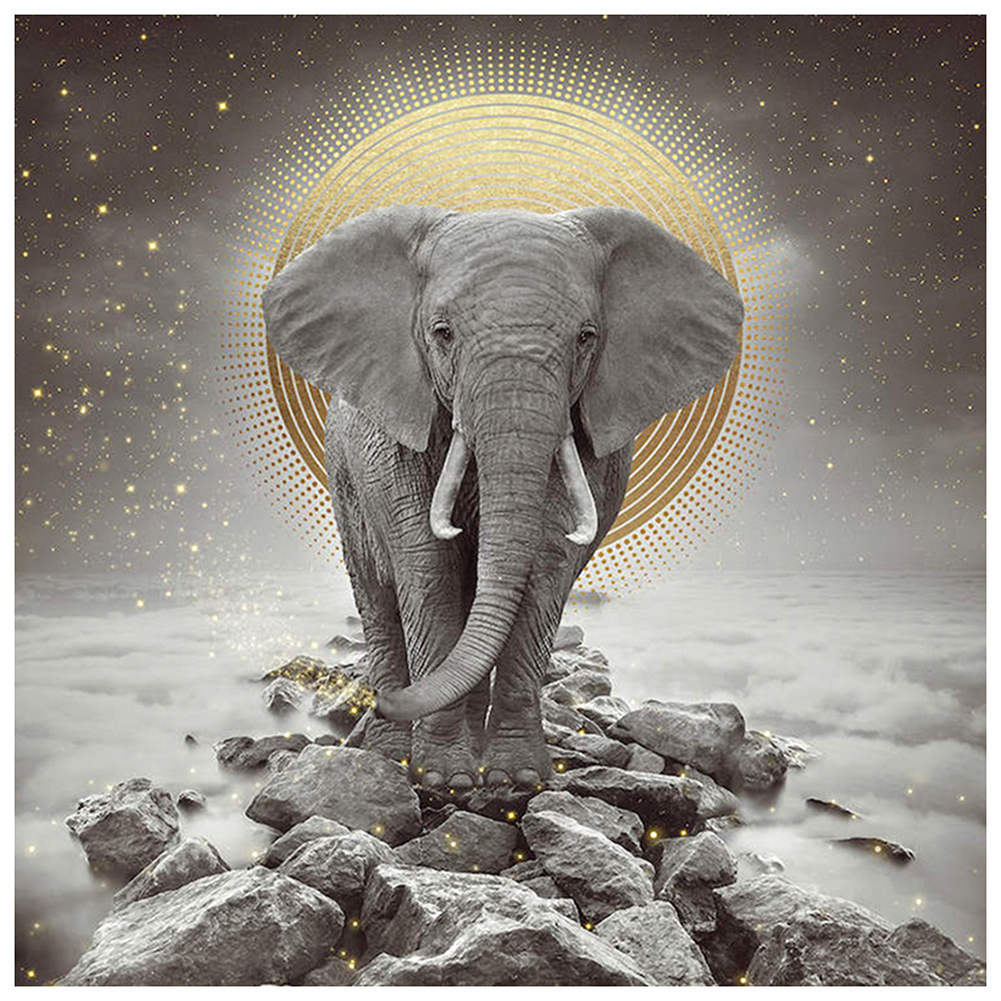 

Elephant - Square Drill Diamond Painting - 30*30CM, 501 Original
