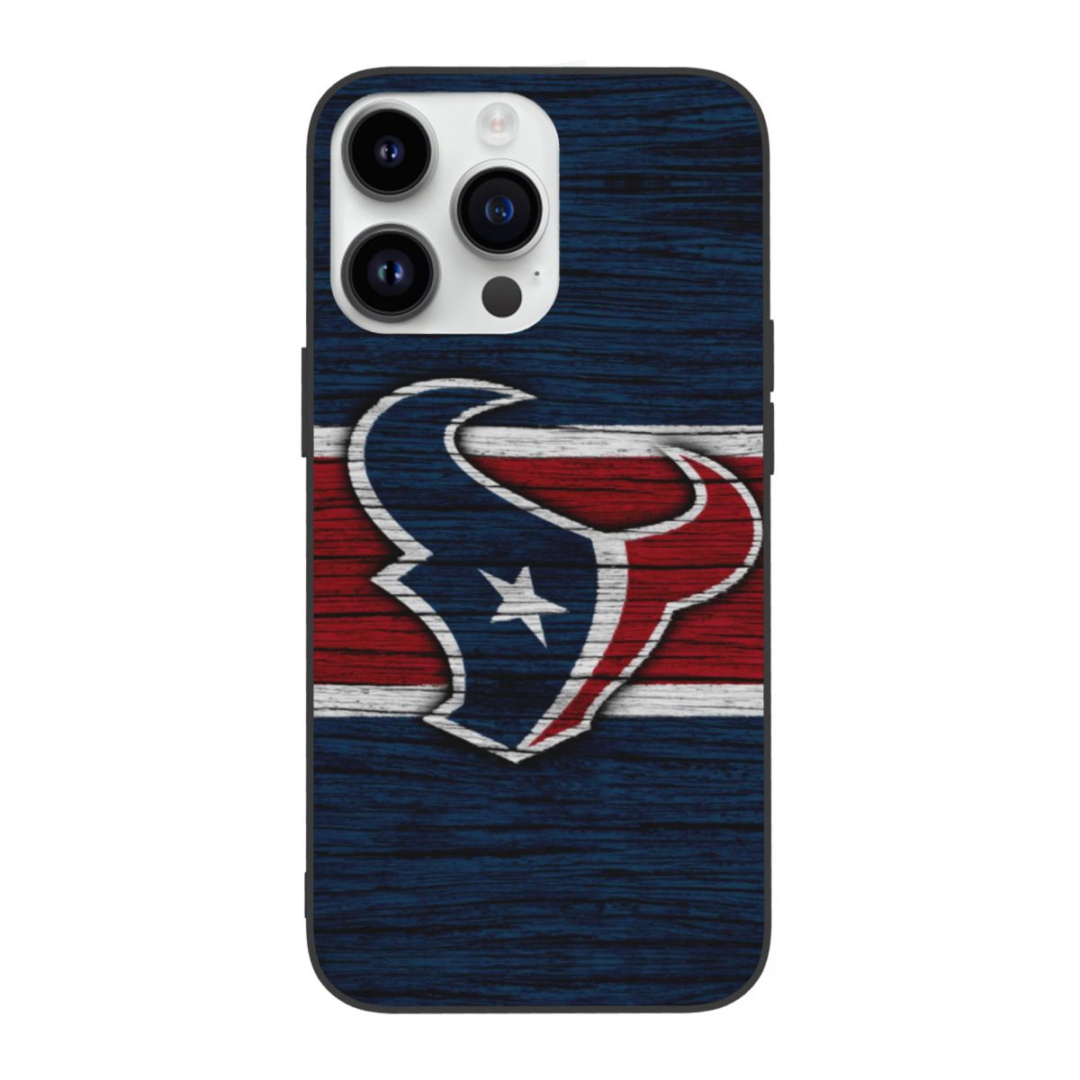 Houston Texans Wooden Texture 14 iPhone Case