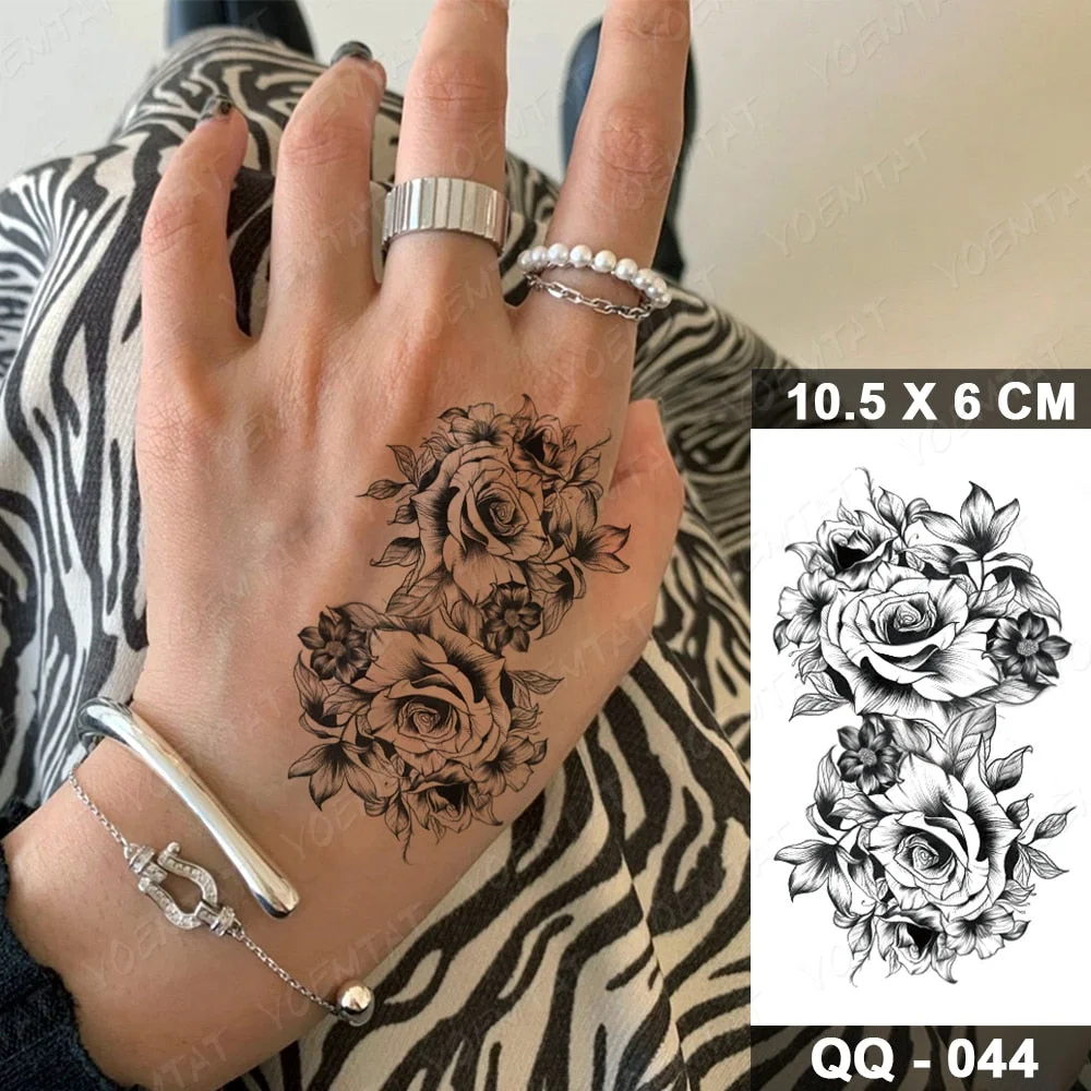 Waterproof Temporary Tattoo Sticker Cloud Lightning Magic Flash Tatoo Small Cute Crystal Hand Wrist Fake Tatto For Body Art