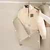 [US Local Warehouse] Space Saving Hanging Garment Bag w/ Self Compression Zipper Storage Bag(Beige S)