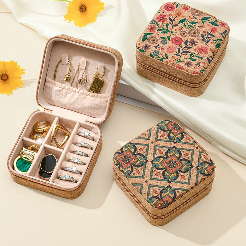 Velvet Cork Printing Jewelry Boxes