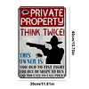 Warning - Vintage Metal Signs - 20*30cm/30*40cm - Warning