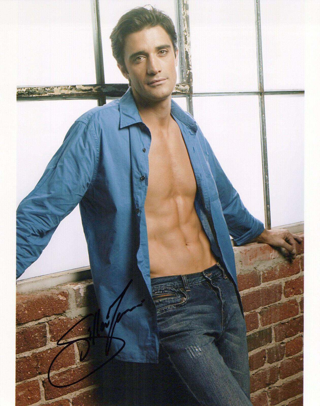 Gilles Marini head shot autographed Photo Poster painting signed 8x10 #7