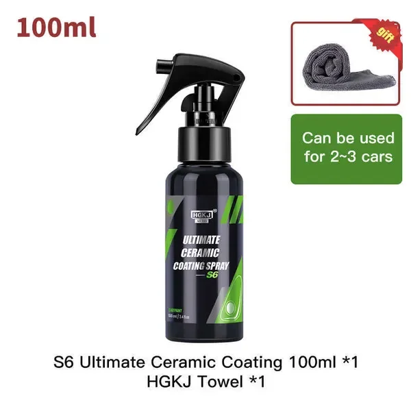 New 9H Ceramic Coating Hydrochromo Paint Nano Top Quick Coat Polymer Detail Protection Liquid Wax Car Care HGKJ S6